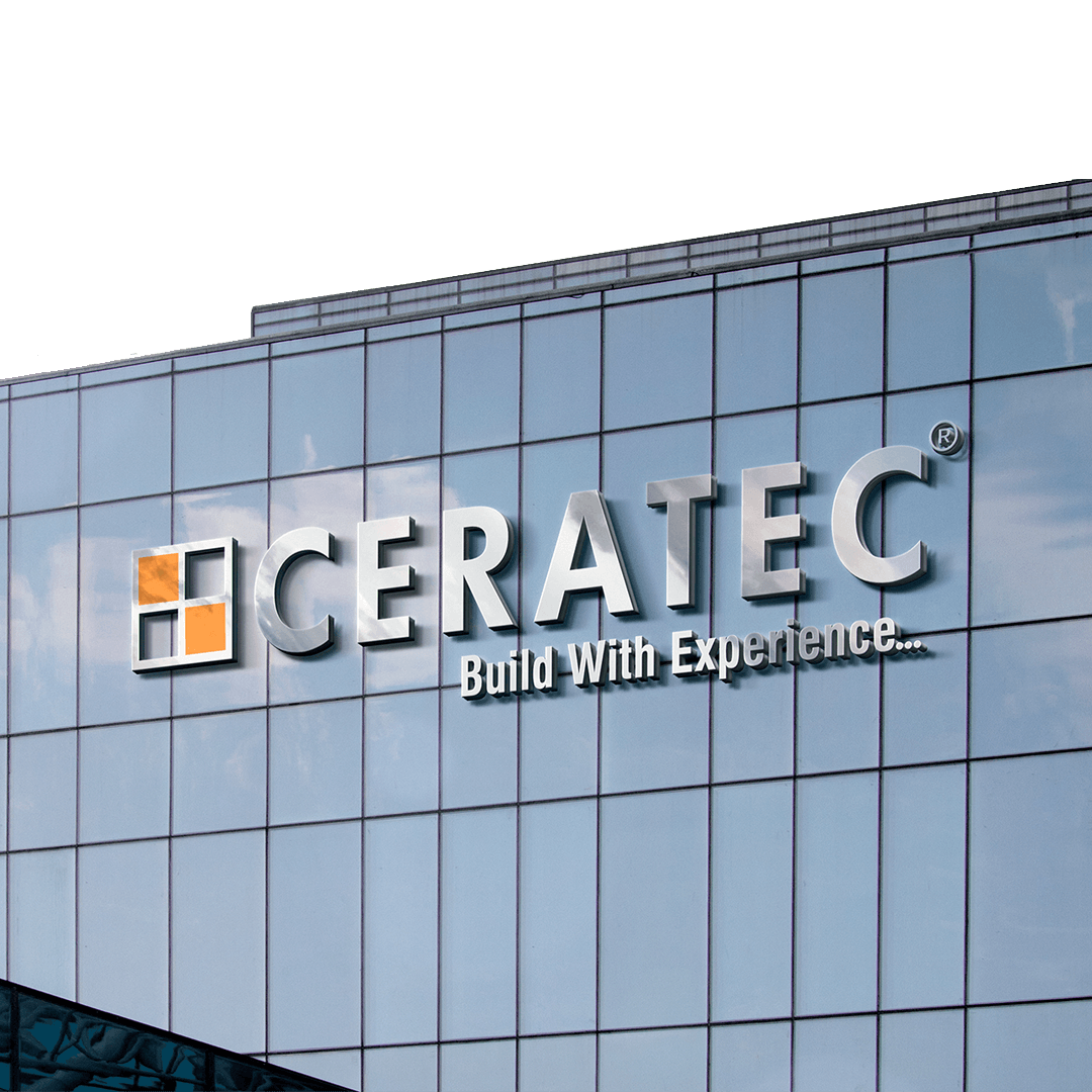 ceratec logo on building